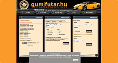 Desktop Screenshot of gumifutar.hu