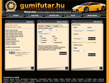 Tablet Screenshot of gumifutar.hu